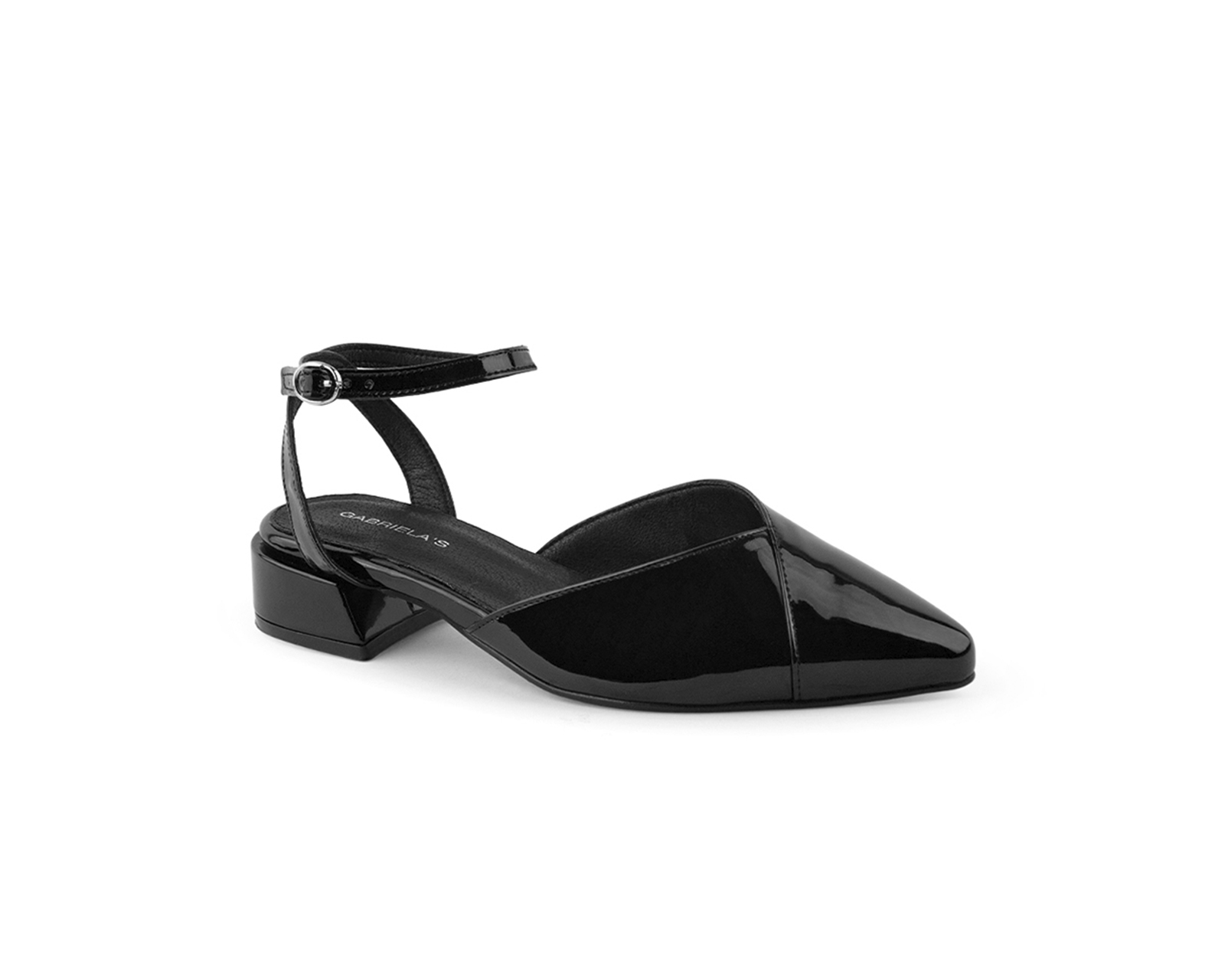 Foto 1 | Zapatilla Color Negro Puntal Material Sintético