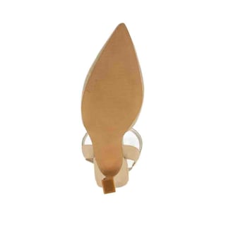 Foto 5 | Zapatilla Brillo Puntal Casual 9.5cm Para Mujer Walki Tere Beige