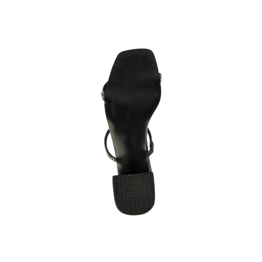 Foto 6 | Tacon Bajito 5.5cm Con Brillo Elegante Para Dama Walki Aurora Negro