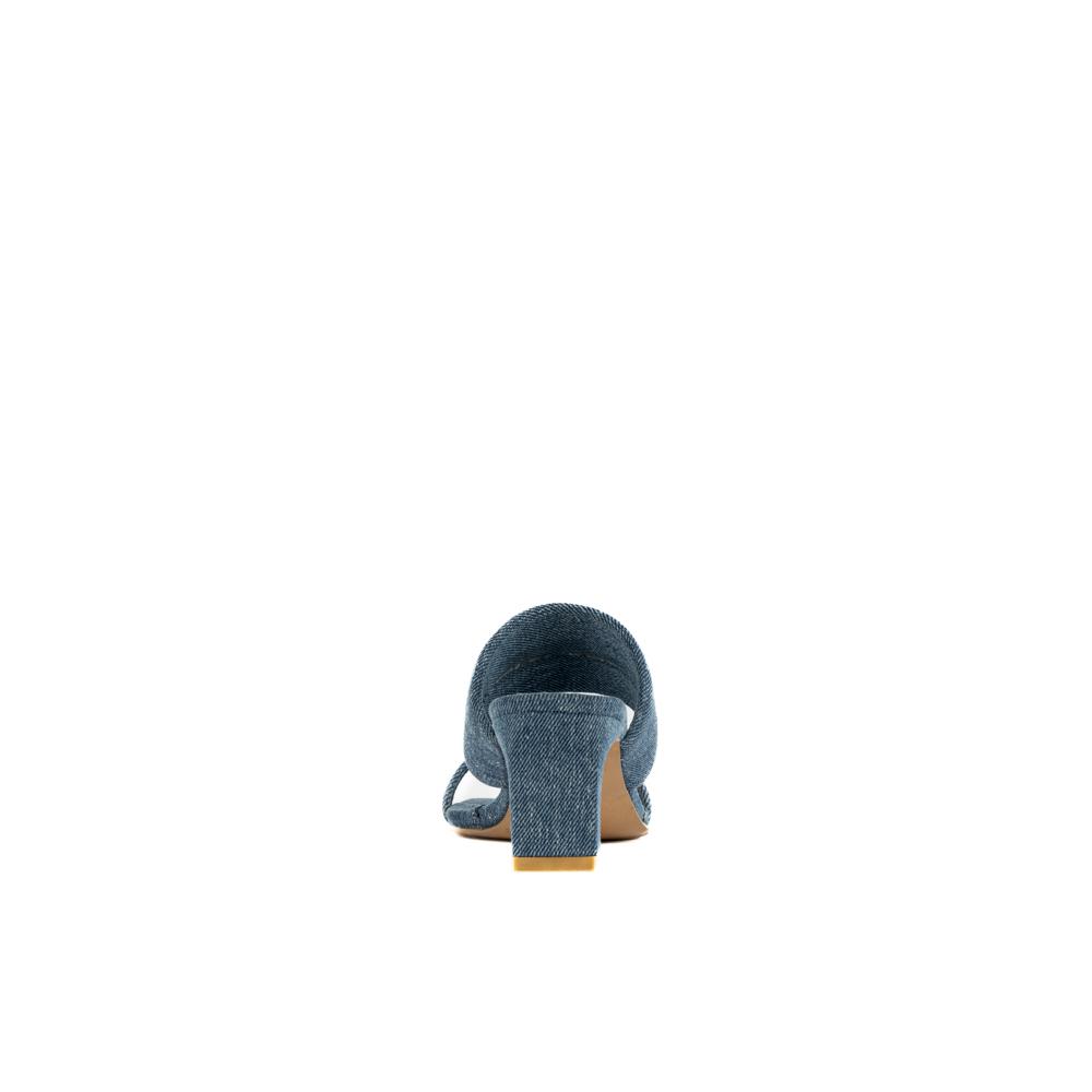 Foto 6 pulgar | Tacón Bajito 7cm Comodo Casual Para Mujer Walki Olivia Azul Petroleo