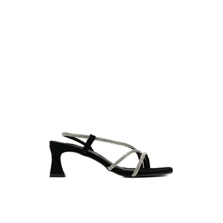 Foto 1 | Tacon Bajito 7cm Con Brillo Elegante Para Dama Walki Rafaela Negro