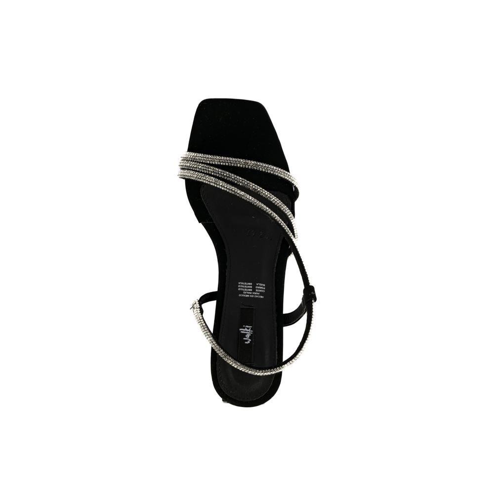 Foto 7 pulgar | Tacon Bajito 7cm Con Brillo Elegante Para Dama Walki Rafaela Negro
