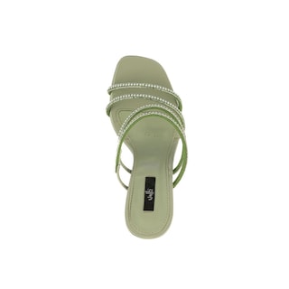 Foto 6 | Sandalia Tacón Multi Tiritas Bajo 10cm Para Mujer Walki Sara Verde