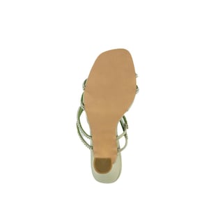 Foto 7 | Sandalia Tacón Multi Tiritas Bajo 10cm Para Mujer Walki Sara Verde