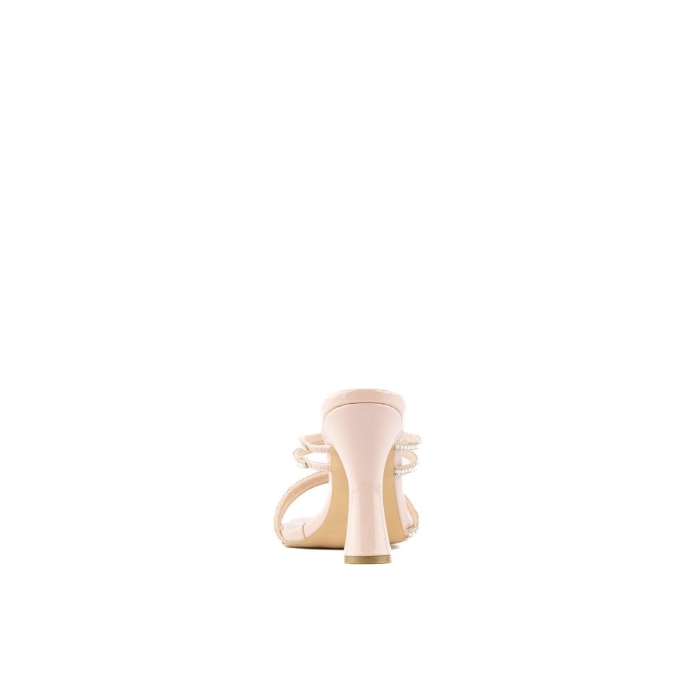 Foto 5 pulgar | Sandalia Tacón Multi Tiritas Bajo 10cm Para Mujer Walki Sara Rosa