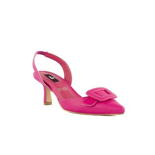 Foto 2 | Zapatilla Mule Puntal Casual 7cm Para Mujer Walki Lourdes Fucsia
