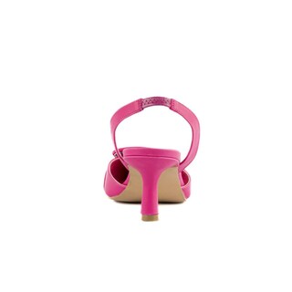 Foto 4 | Zapatilla Mule Puntal Casual 7cm Para Mujer Walki Lourdes Fucsia
