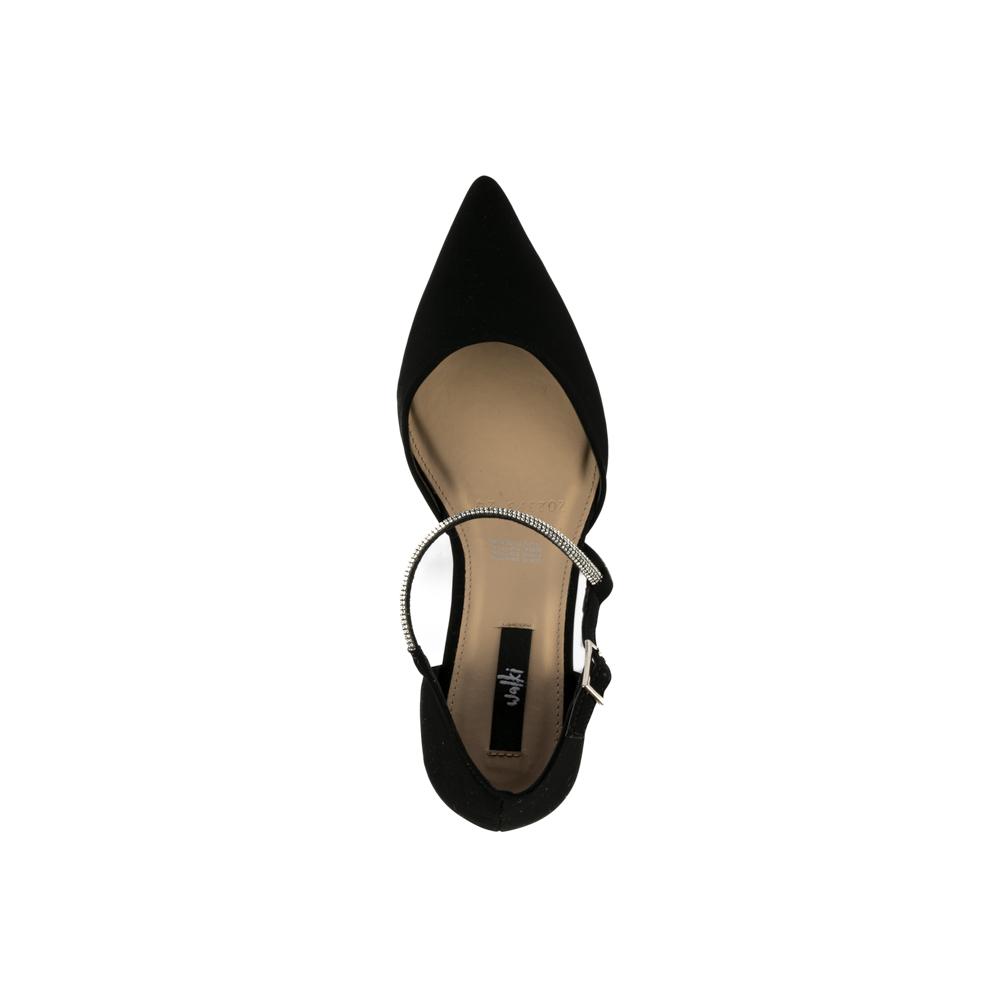 Foto 7 | Zapatilla Tacón Puntal Elegante 7cm Para Mujer Walki Bianca Negro