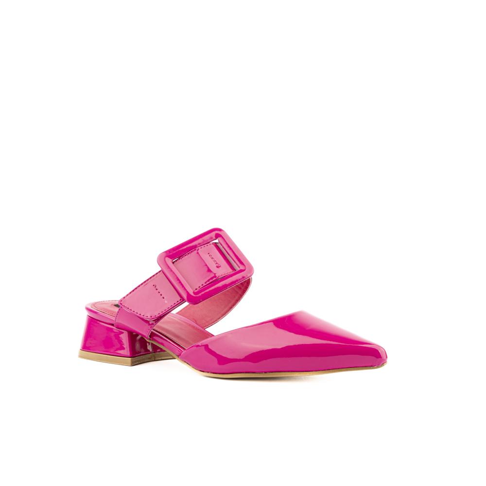 Zapatilla Mule Puntal Casual Para Mujer Walki Rosa Fucsia