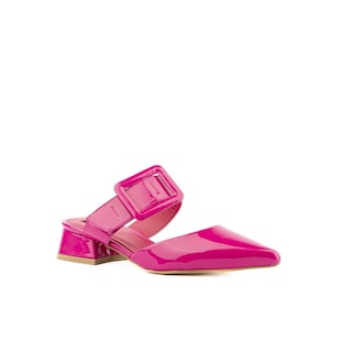 Foto 1 | Zapatilla Mule Puntal Casual Para Mujer Walki Rosa Fucsia