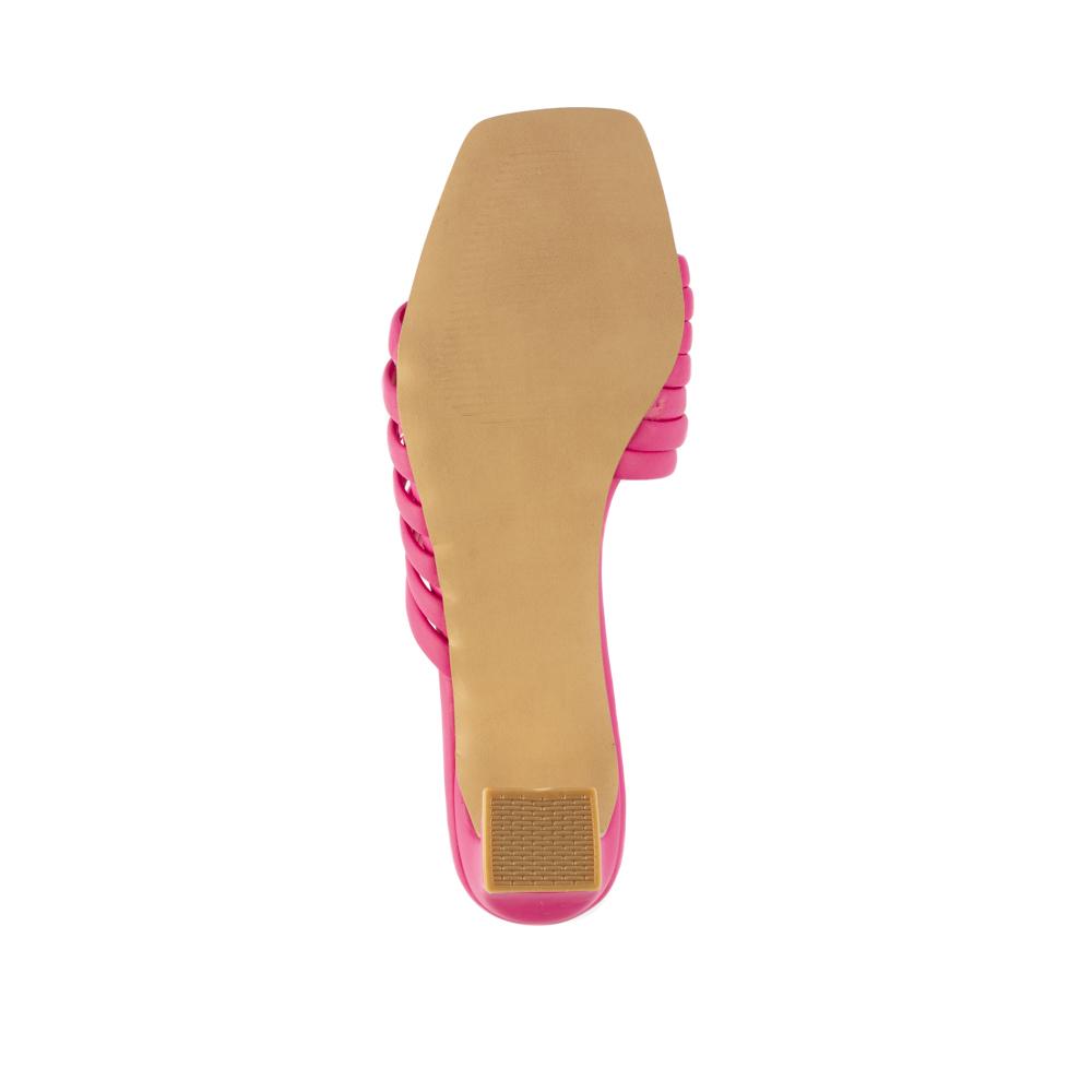 Foto 7 pulgar | Sandalia Tacón Multi Tiritas Bajo 7cm Para Mujer Walki Adela Rosa