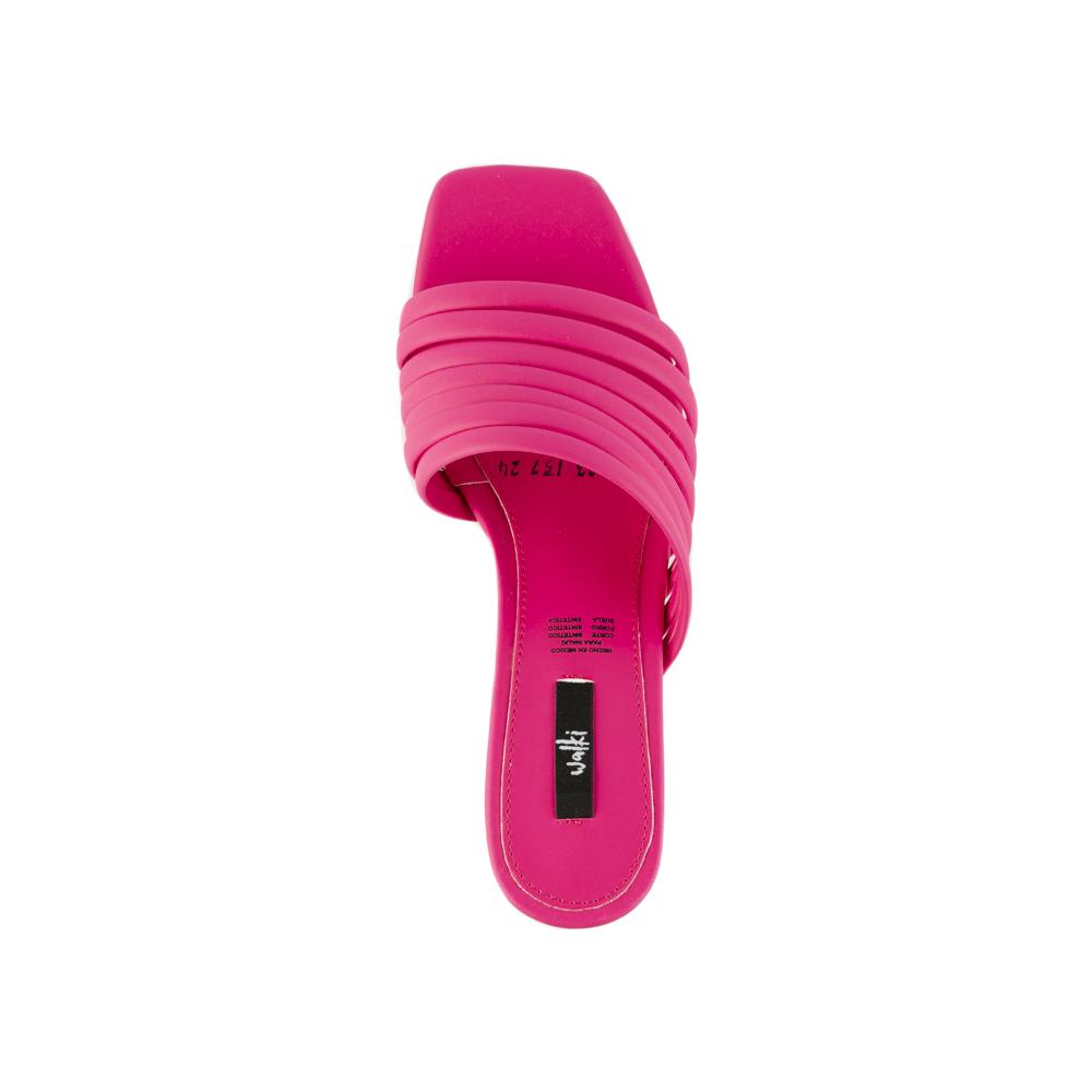 Foto 8 pulgar | Sandalia Tacón Multi Tiritas Bajo 7cm Para Mujer Walki Adela Rosa