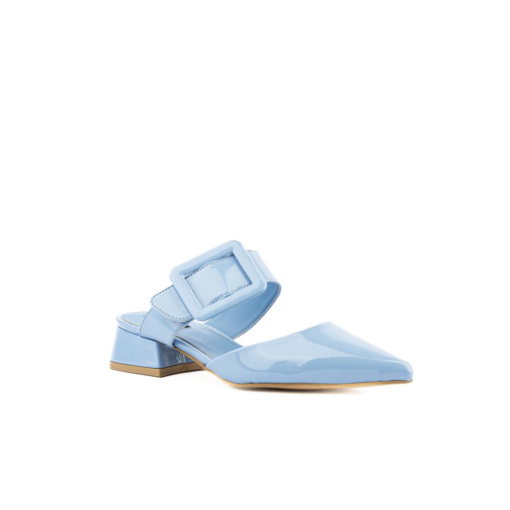 Foto 2 pulgar | Zapatilla Mule Puntal Casual Para Mujer Walki Rosa Azul