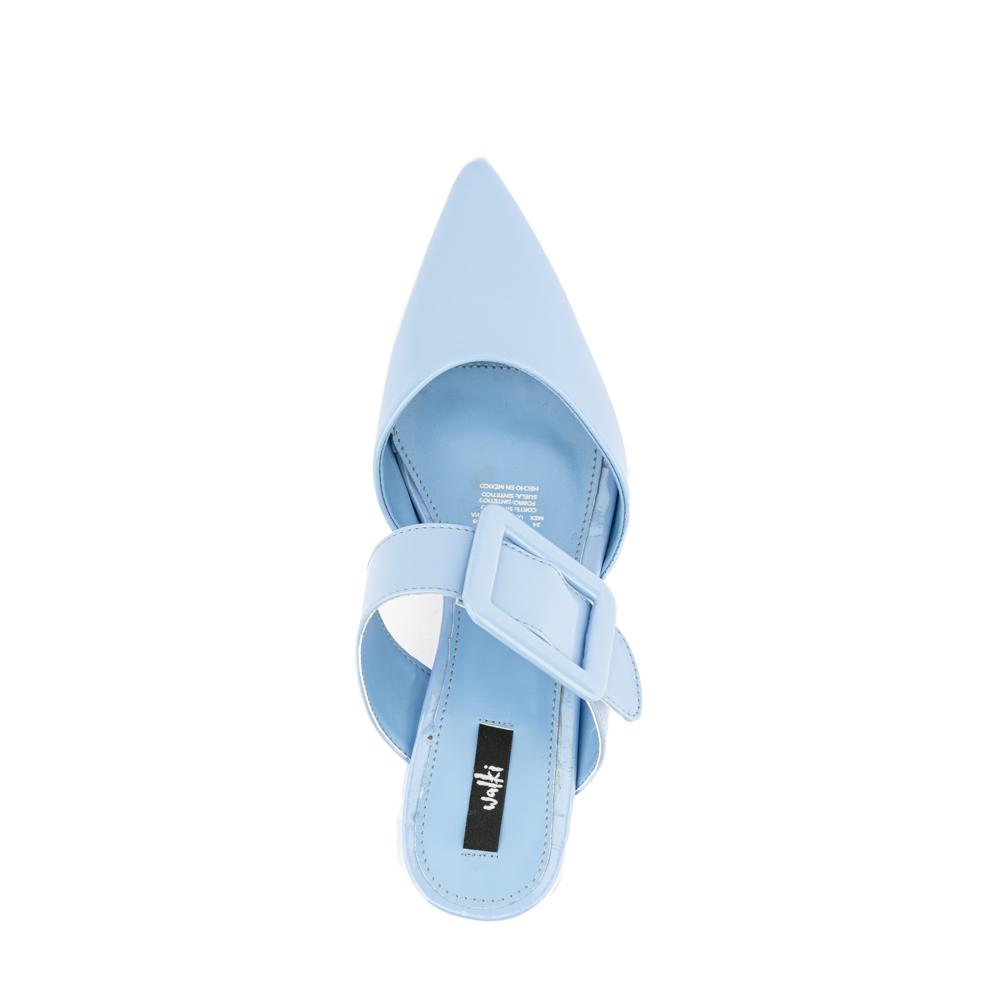 Foto 5 pulgar | Zapatilla Mule Puntal Casual Para Mujer Walki Rosa Azul
