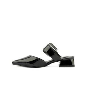 Foto 3 | Zapatilla Mule Puntal Casual Para Mujer Walki Rosa Negro