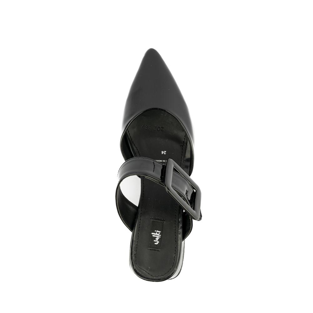 Foto 5 pulgar | Zapatilla Mule Puntal Casual Para Mujer Walki Rosa Negro