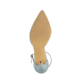 Foto 6 | Zapatilla Tacón Puntal Casual 10.5cm De Mujer Walki Walkiria Azul Petroleo