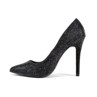 Foto 3 | Zapatilla Tacón Puntal Casual 11cm Para Mujer Walki Wendy Negro