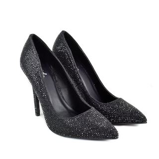 Foto 4 | Zapatilla Tacón Puntal Casual 11cm Para Mujer Walki Wendy Negro