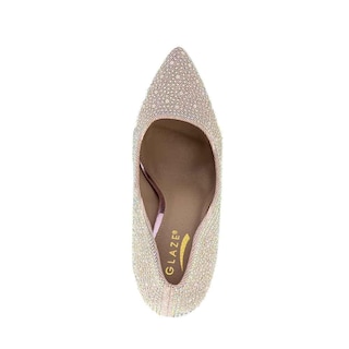 Foto 4 | Zapatilla Tacón Puntal Casual 11cm Para Mujer Walki Wendy Rosa