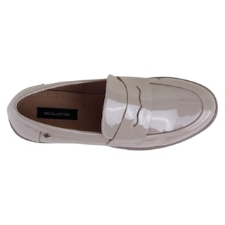 Foto 3 | Mocasines Exterior Charol Color Beige Para Mujer De Rbcollection