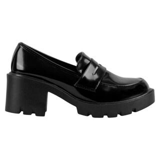 Foto 2 | Botín Con Tacón Exterior Piel Vegana Color Negro Para Mujer De Rbcollection