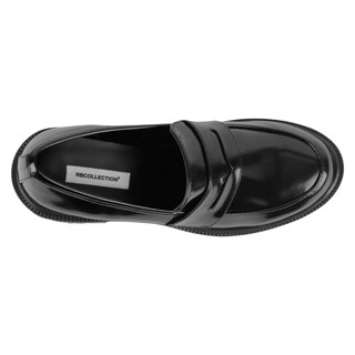 Foto 3 | Botín Con Tacón Exterior Piel Vegana Color Negro Para Mujer De Rbcollection