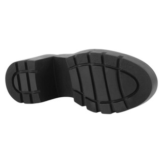 Foto 4 | Botín Con Tacón Exterior Piel Vegana Color Negro Para Mujer De Rbcollection