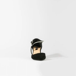 Foto 4 | Zapatilla Elegante Puntal Casual Para Mujer Walki Bianca Negro