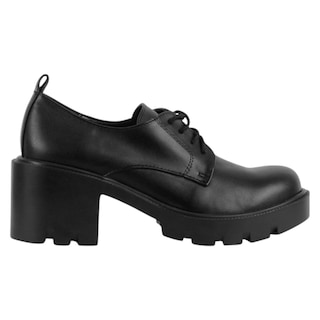 Foto 2 | Botín Con Tacón Exterior Piel Vegana Color Negro Para Mujer De Rbcollection