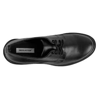 Foto 3 | Botín Con Tacón Exterior Piel Vegana Color Negro Para Mujer De Rbcollection