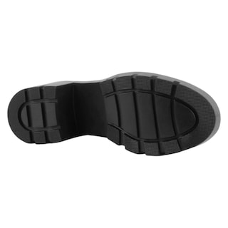 Foto 4 | Botín Con Tacón Exterior Piel Vegana Color Negro Para Mujer De Rbcollection