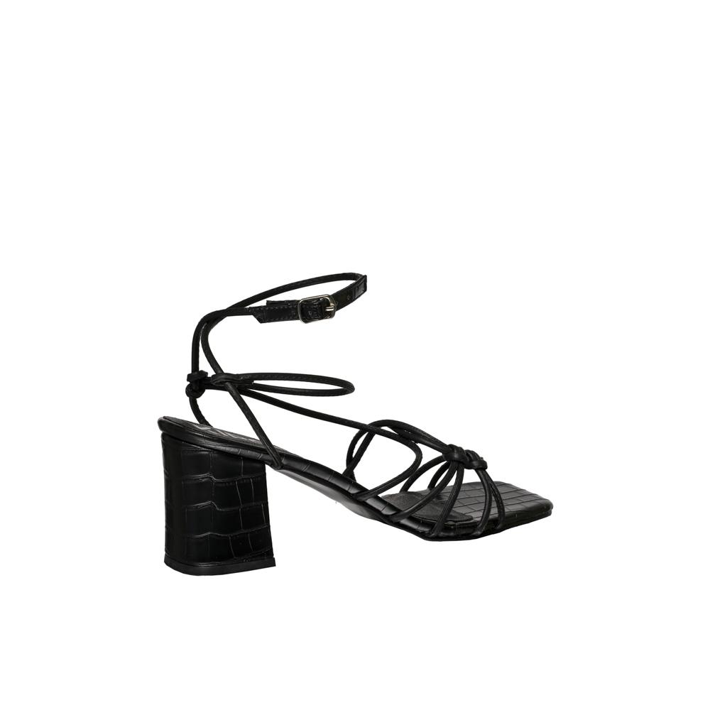 Foto 3 | Sandalia Kipon Mujer Tacon Chic Negro
