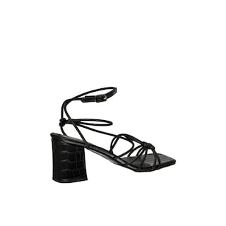 Foto 3 | Sandalia Kipon Mujer Tacon Chic Negro
