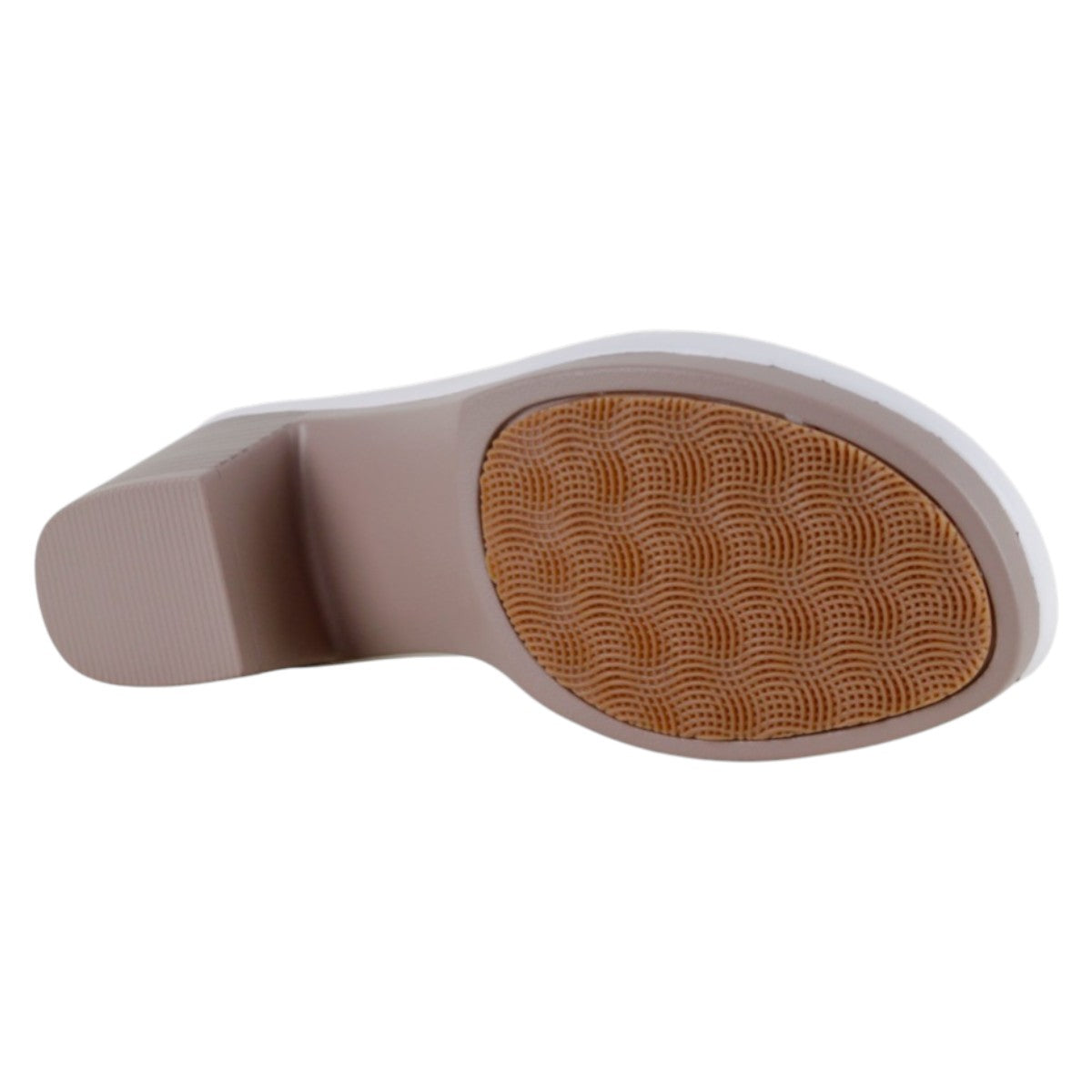 Foto 5 pulgar | Sandalia Con Tacón Exterior Piel Vegana Color Blanco Para Mujer De Rbcollection