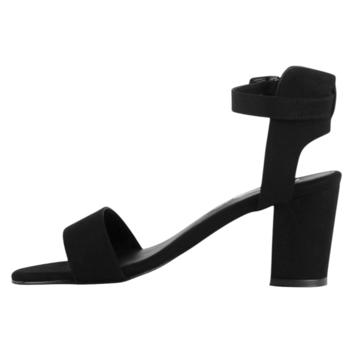 Foto 4 pulgar | Sandalia Con Tacón Exterior Textil Color Negro Para Mujer De Rbcollection