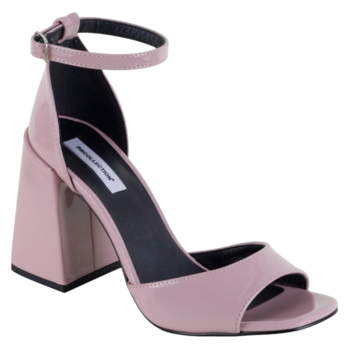 Sandalia Con Tacón Exterior Sintético Color Rosa Para Mujer De Rbcollection