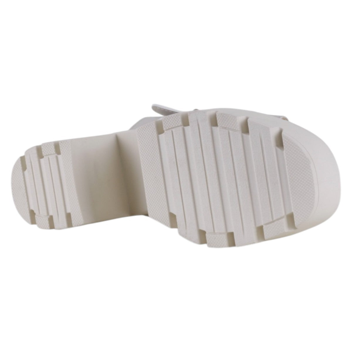 Foto 5 pulgar | Sandalia Con Tacón Exterior Piel Vegana Color Beige Para Mujer De Rbcollection