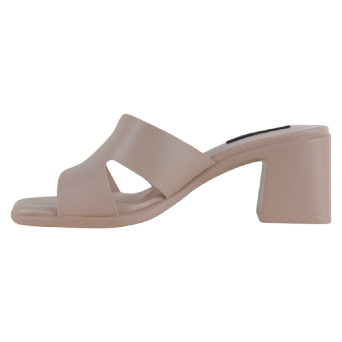 Foto 4 pulgar | Sandalia Con Tacón Exterior Piel Vegana Color Beige Para Mujer De Rbcollection