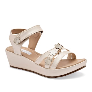 Foto 1 | Moramora Zapatillas De Fiesta Para Mujer Beige