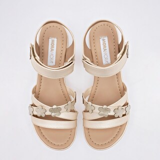 Foto 3 | Moramora Zapatillas De Fiesta Para Mujer Beige