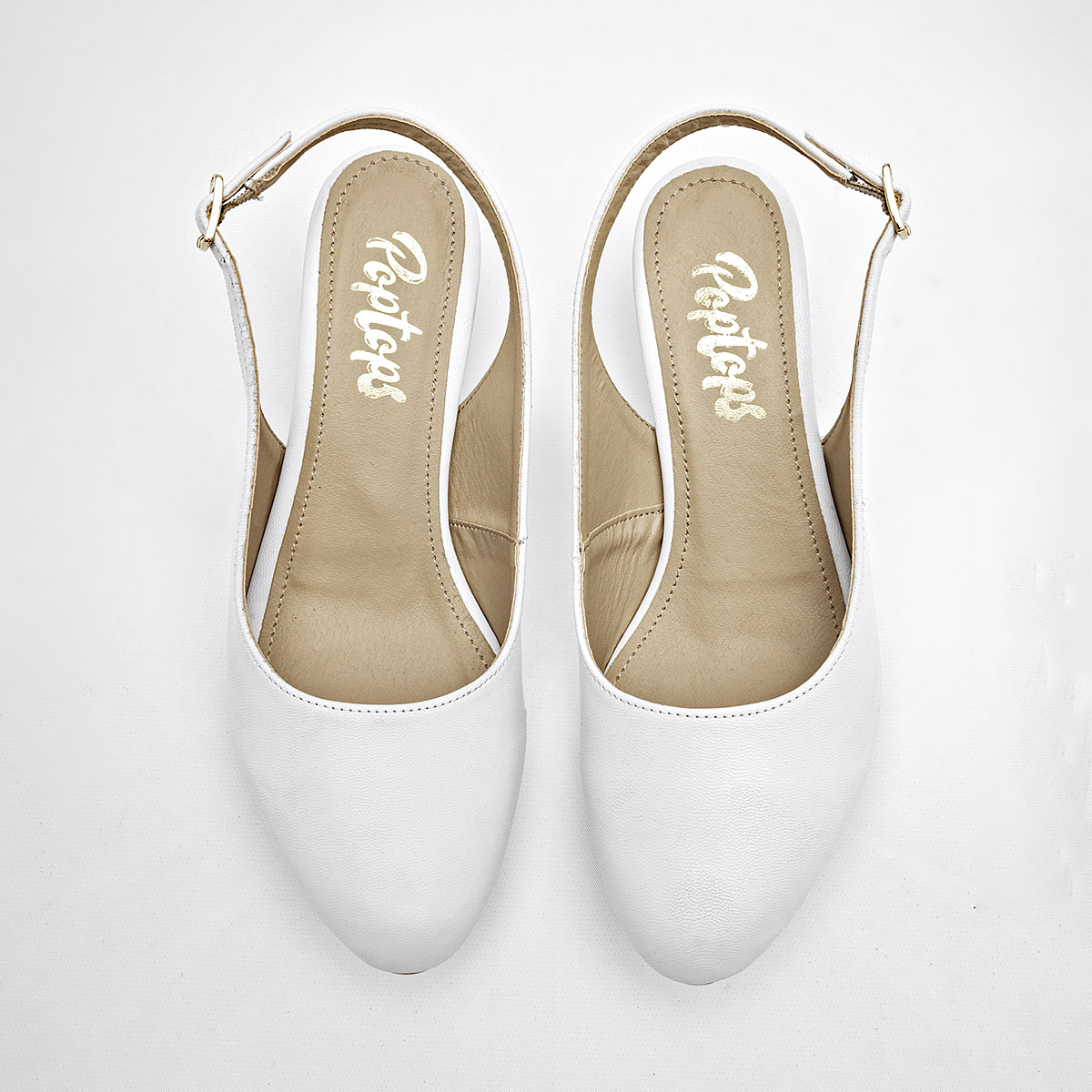 Foto 4 pulgar | Poptops Zapatilla Para Mujer Blanco