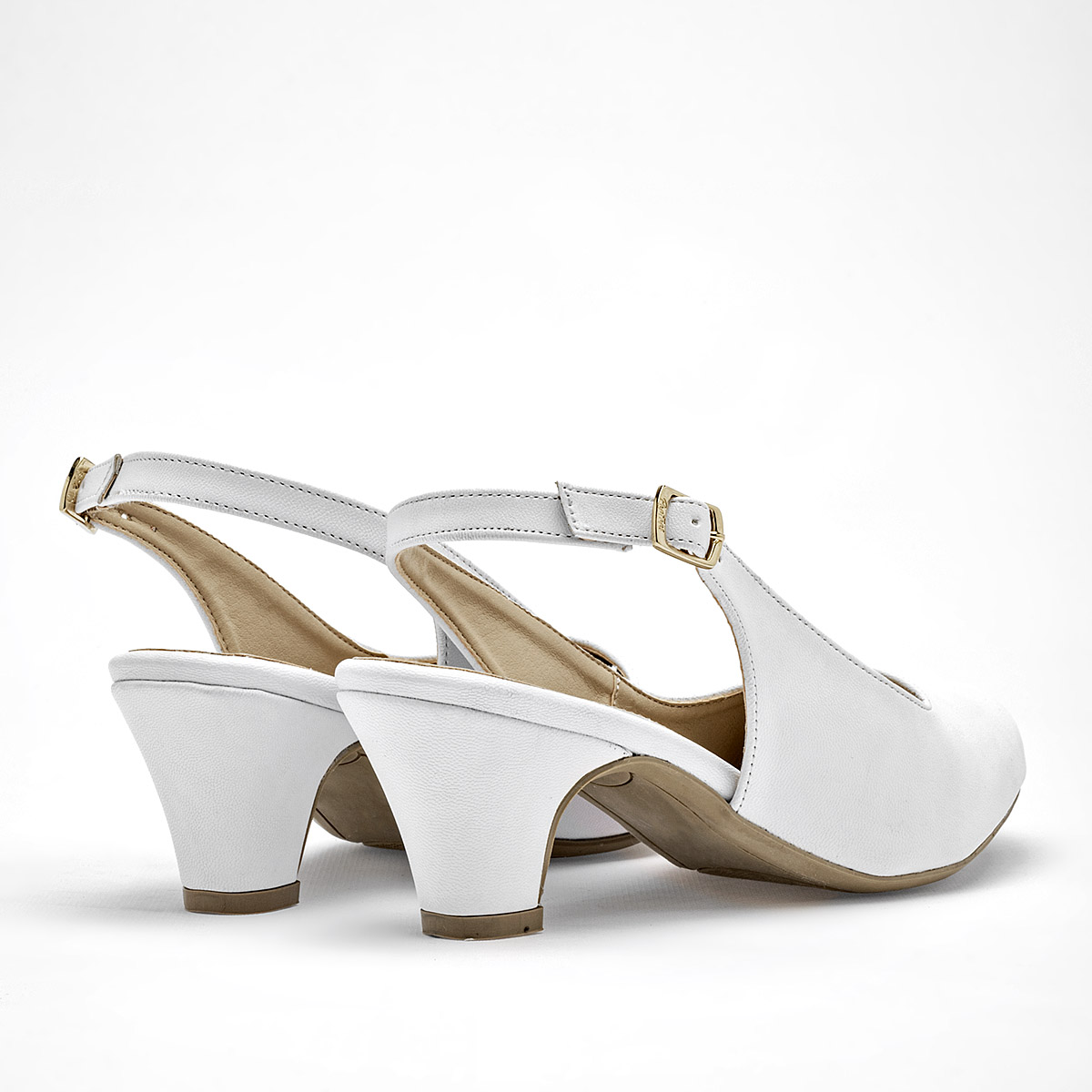 Foto 6 pulgar | Poptops Zapatilla Para Mujer Blanco