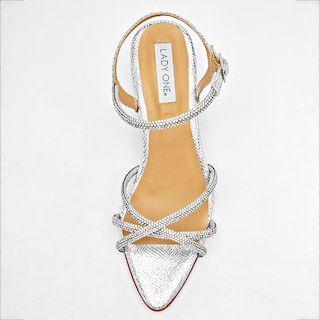 Foto 2 | Lady One Zapatillas De Fiesta Para Mujer Plata