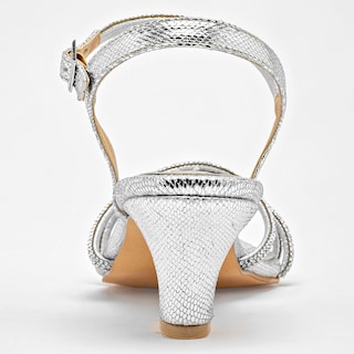 Foto 3 | Lady One Zapatillas De Fiesta Para Mujer Plata