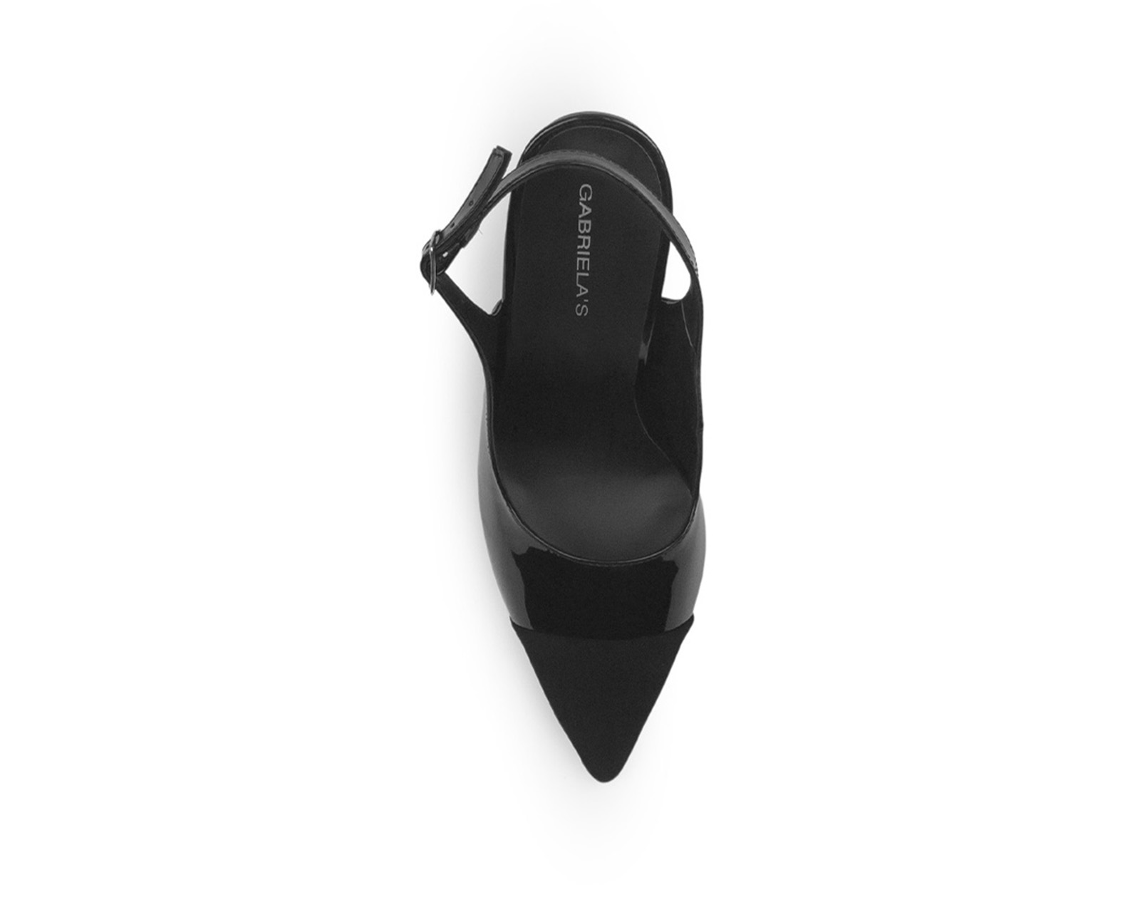 Foto 4 pulgar | Zapatilla Color Negro Tacón Aguja Material Sintético