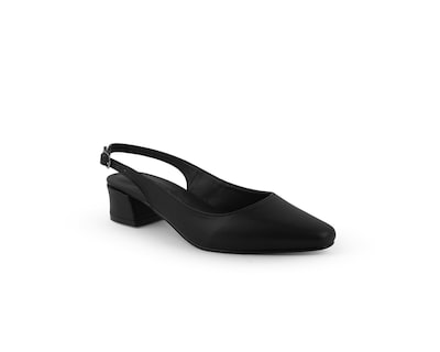 Foto 1 | Zapatilla Color Negro Destalonada Material Sintético