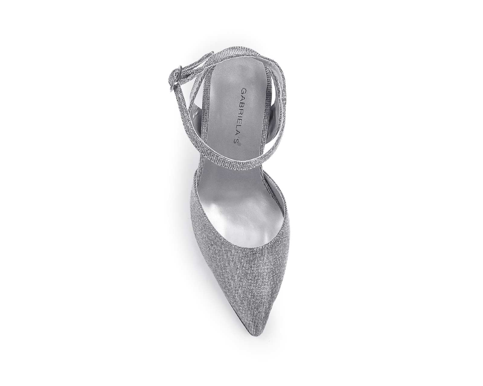 Foto 4 pulgar | Zapatilla Color Plata Pulsera Material Sintetico