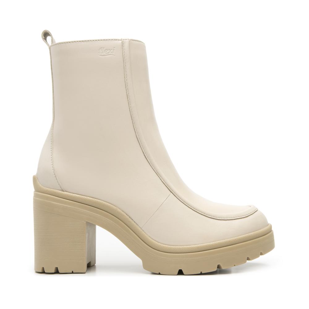Botín Flexi Beige Para Mujer [fff3617] Beige