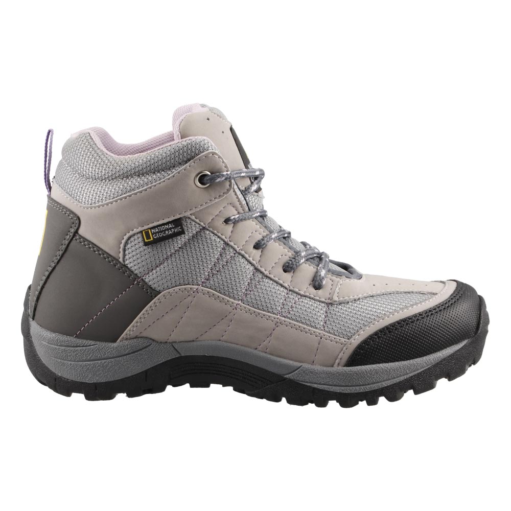 Foto 1 | Bota National Geographic 300 Gris Claro Para Mujer Bota Casual Dama Talla 22 A 26 E
